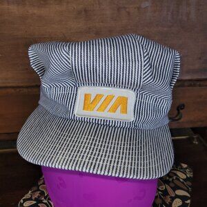 Vintage Via Rail Engineers Cap by Victory Caps